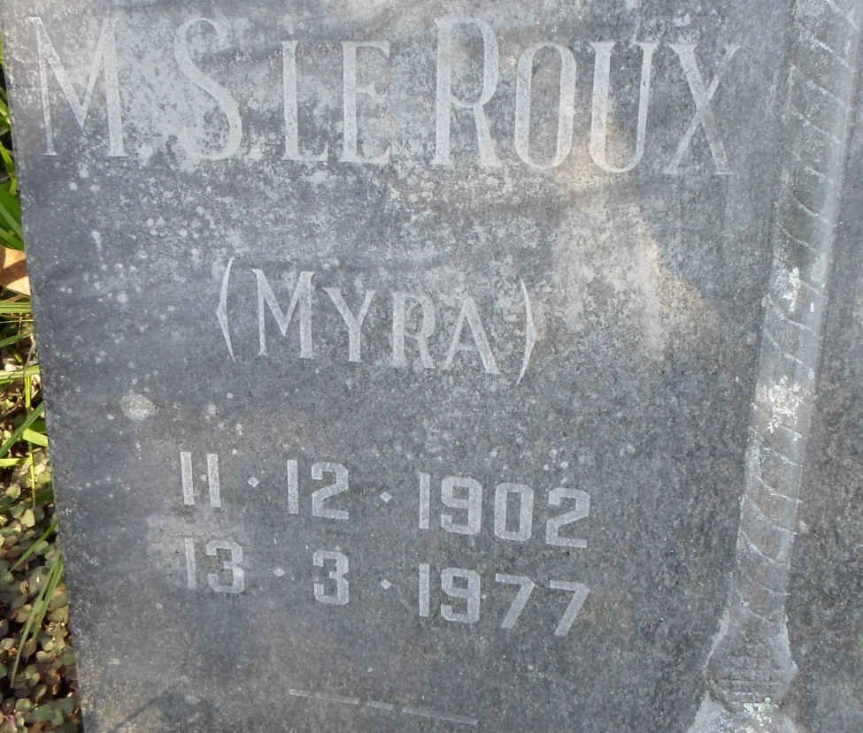 ROUX M.S., le 1902-1977