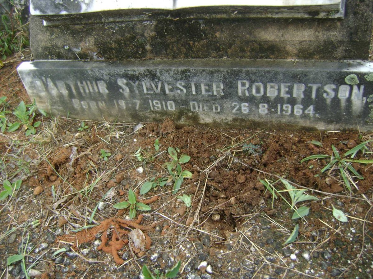 ROBERTSON Sarah S. 1888-1950 :: ROBERTSON D'Arthur Sylvester 1910-1964