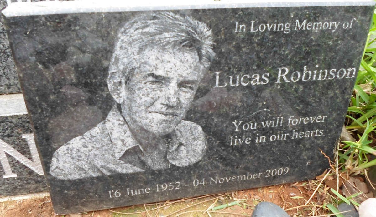 ROBINSON Lucas 1952-2009