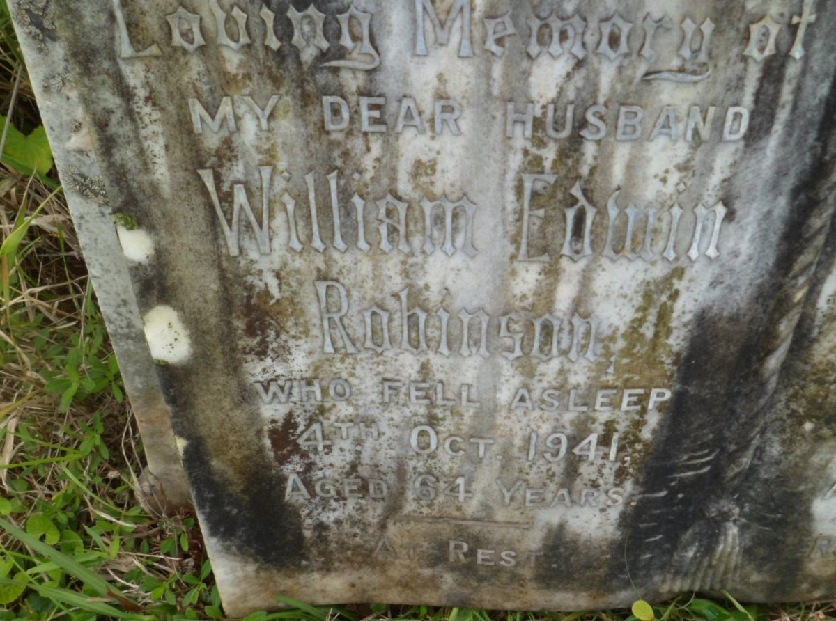 ROBINSON William Edwin -1941