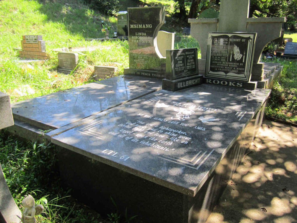 ROOKS Cheryl Faye nee ULLBRECHT 1953-2009 :: ULLBRICHT John Godfrey 1929-1979 &amp; Esther Alettie 1925-1984