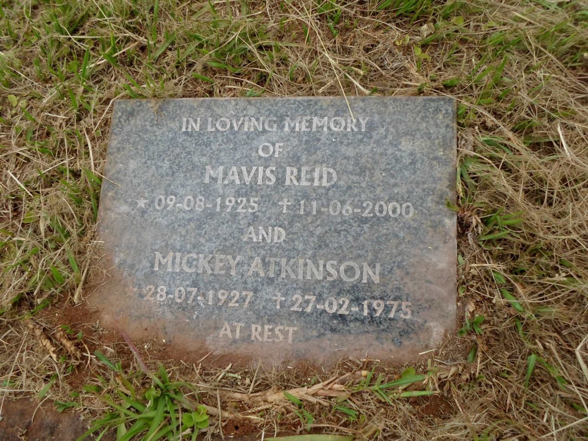REID Mavis 1925-2000 :: ATKINSON Mickey 1927-1975