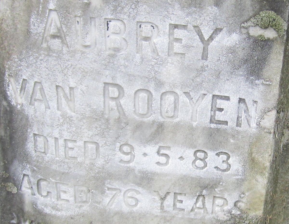 ROOYEN Aubrey, van -1983