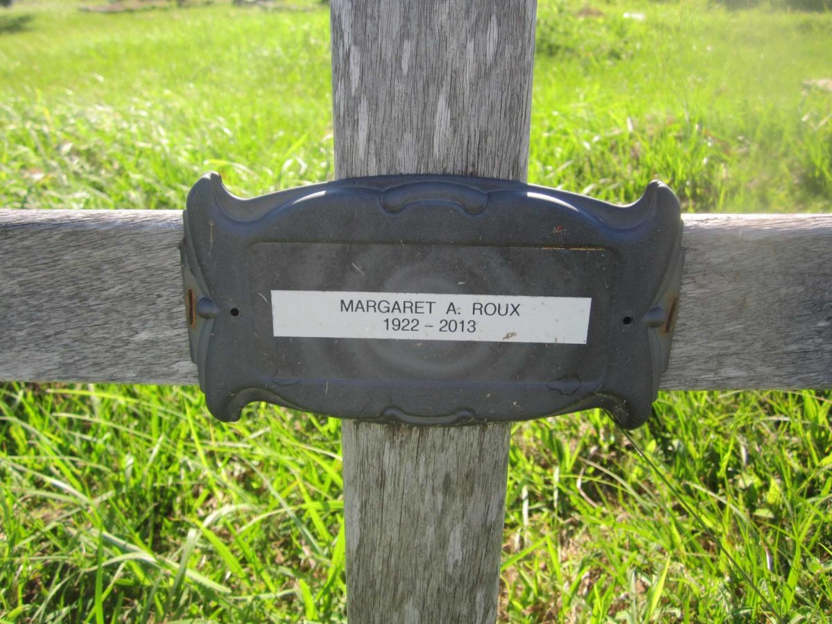 ROUX Margaret 1922-2013