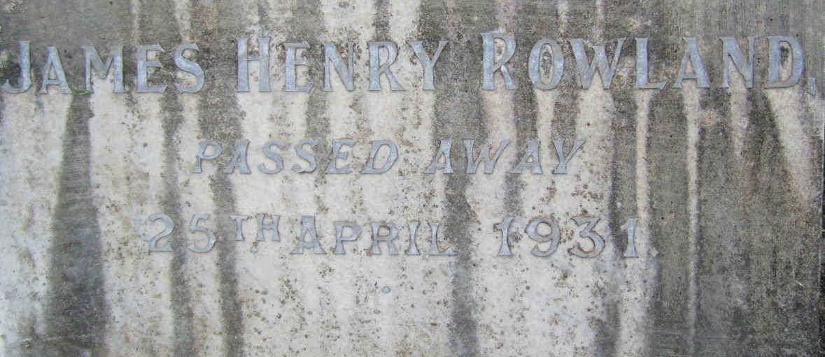 ROWLAND James Henry -1931