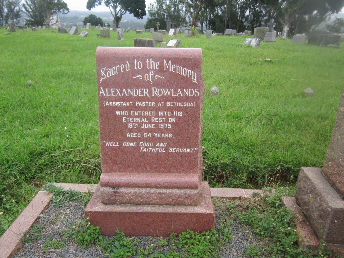 ROWLANDS Alexander -1975