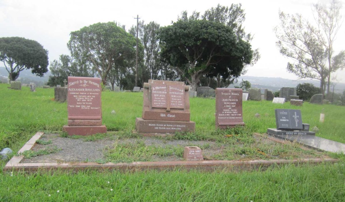 ROWLANDS Alexander -1975 :: ROWLANDS John Alexander -1932 &amp; Edith Hartland -1955 :: ROWLANDS John Francis 1909-1980