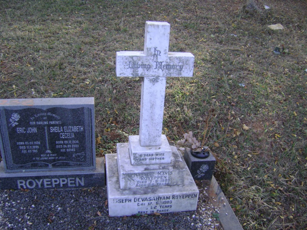 ROYEPPEN Eric John 1936-1999 &amp; Sheila Elizabeth Cecelia 1936-2003