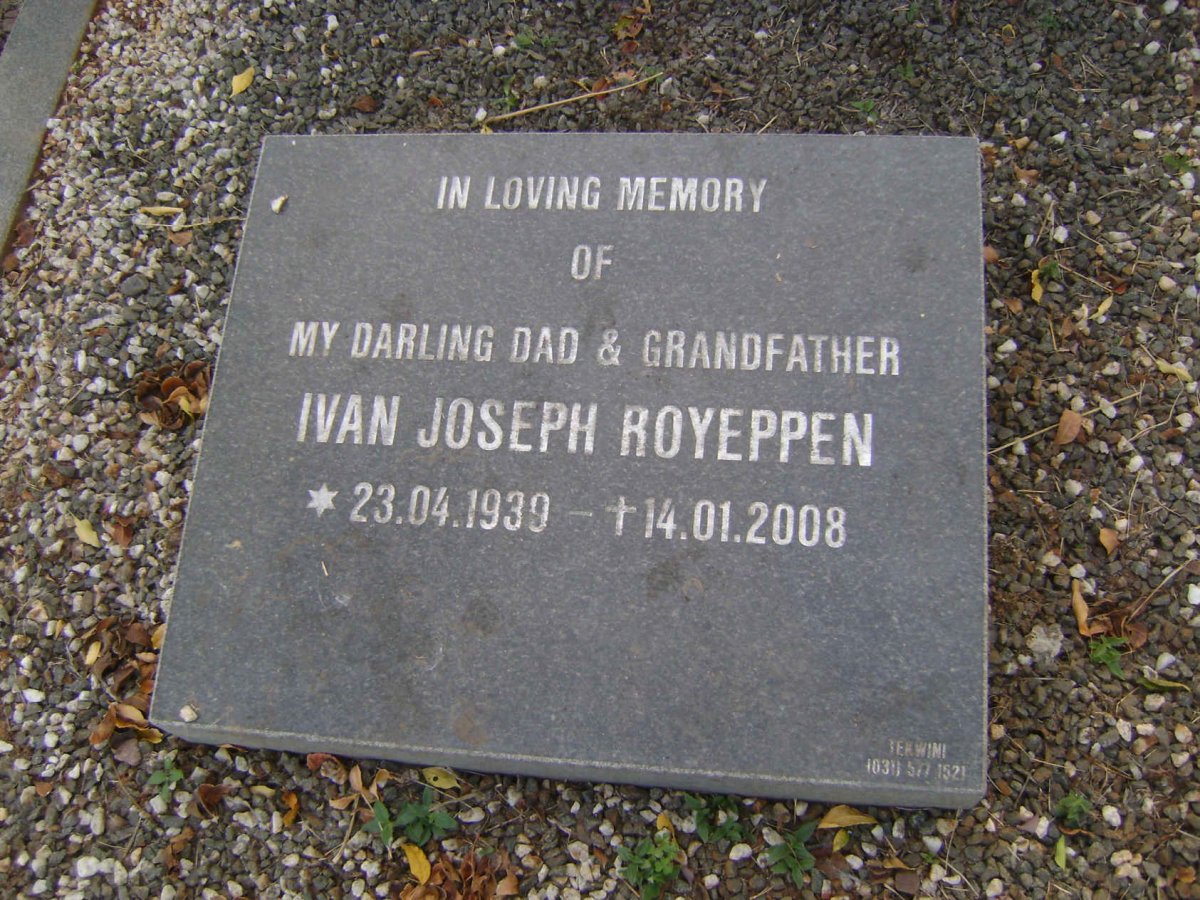 ROYEPPEN Ivan Joseph 1939-2008