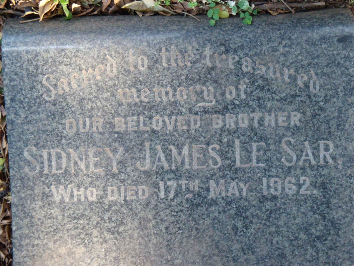 SAR Sidney James, le -1962