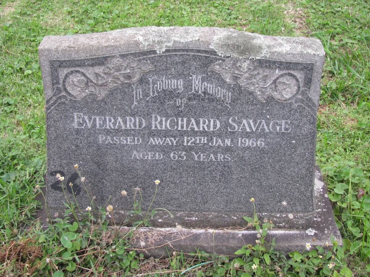 SAVAGE Everard Richard -1966