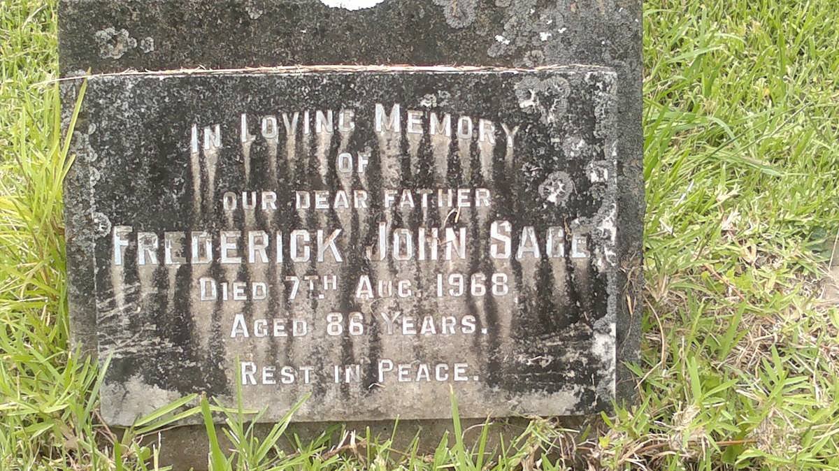 SAGE Frederick John -1968
