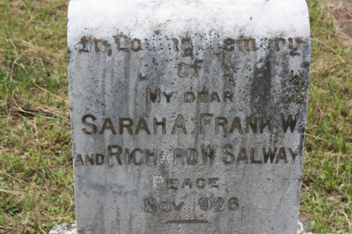 SALWAY Frank W. -1936 &amp; Sarah A. -1936 :: SALWAY Richard W. -1936