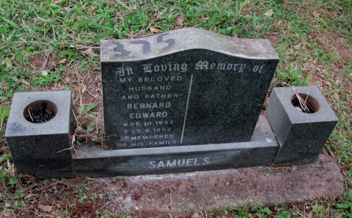 SAMUELS Bernard Edward 1952-1982
