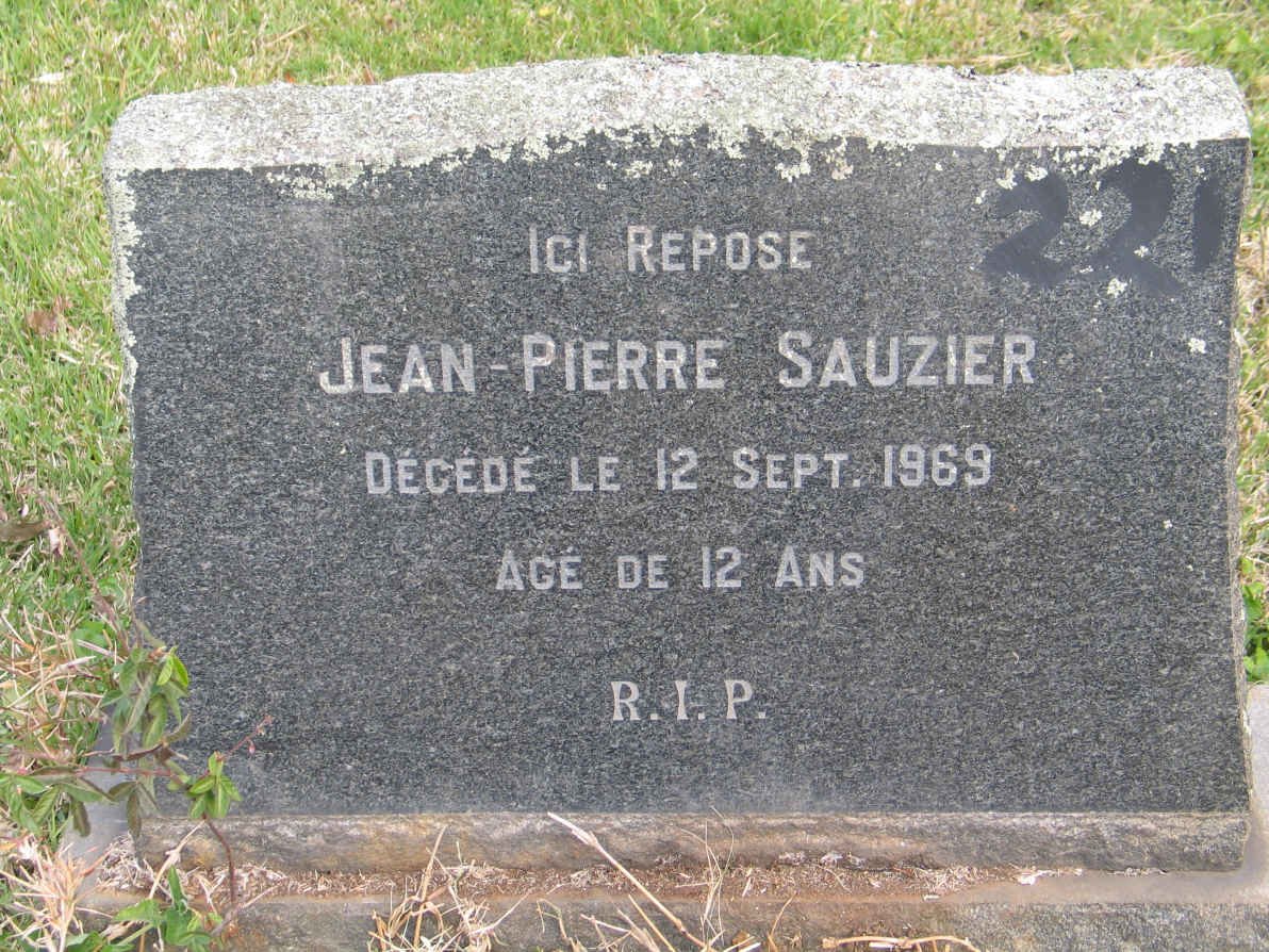 SAUZIER Jean-Pierre -1969