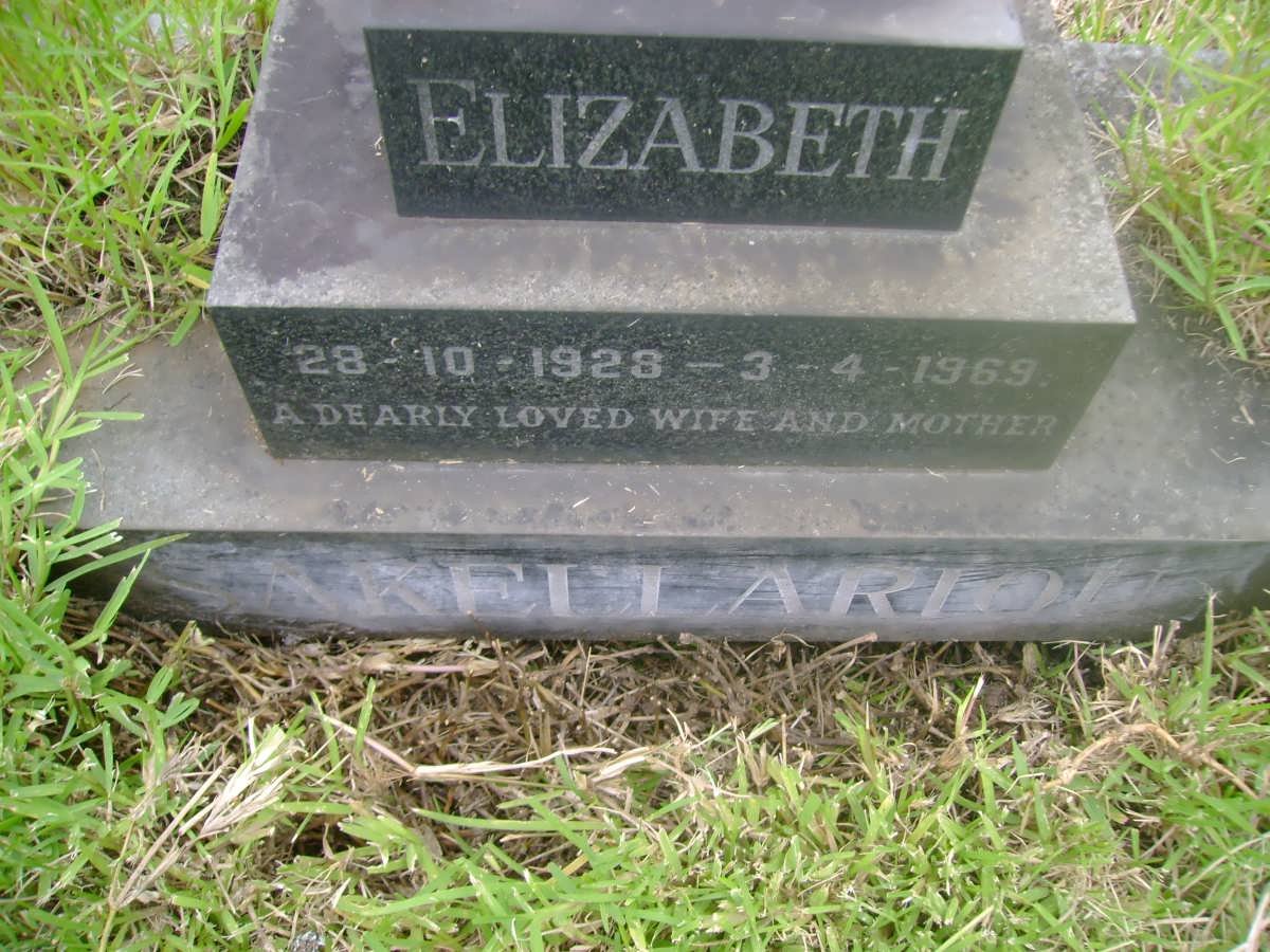 SAKELLARION Elizabeth 1928-1969