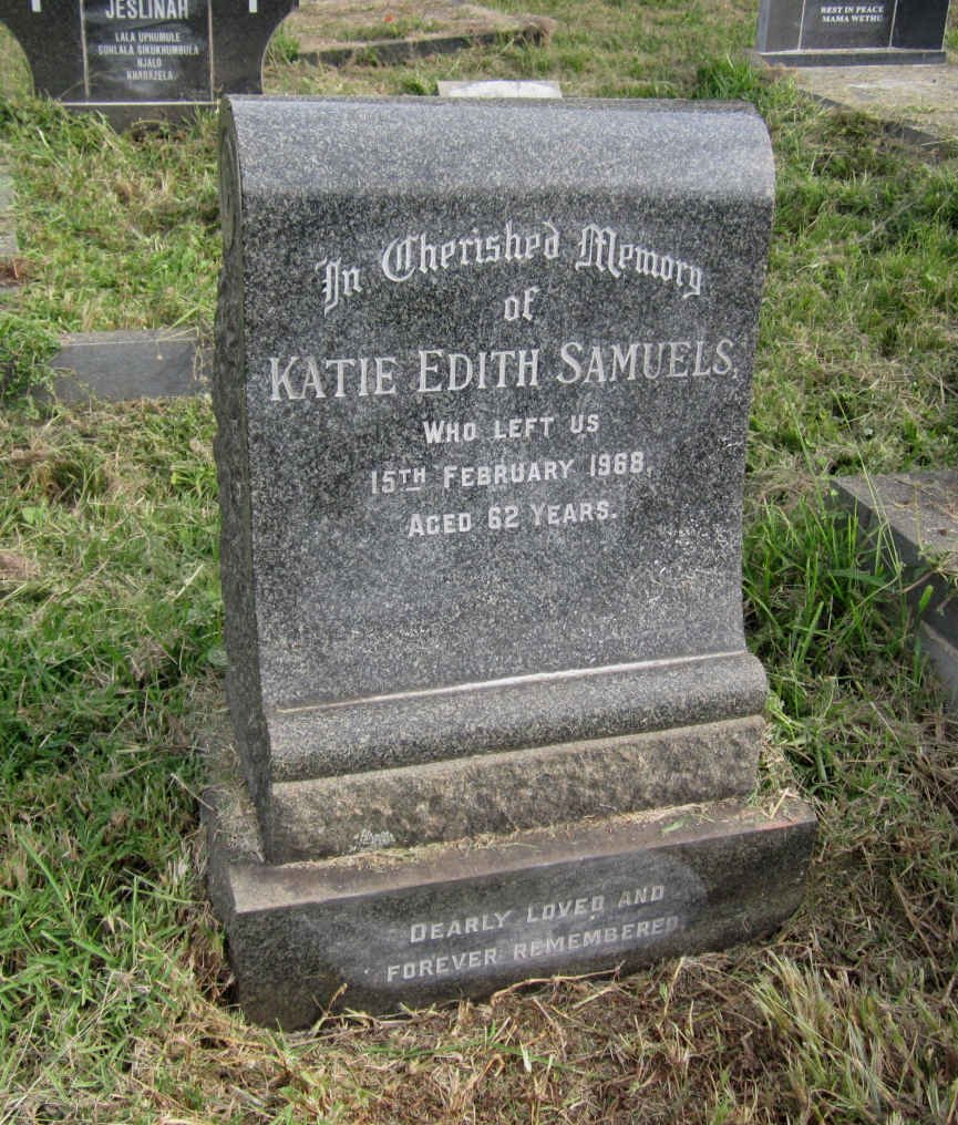SAMUELS Katie Edith -1968
