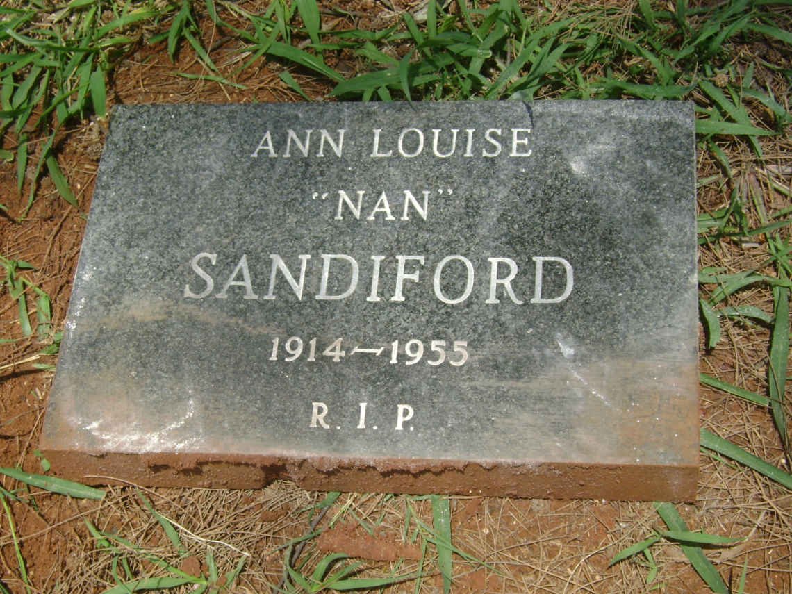 SANDIFORD Ann Louise 1914-1955
