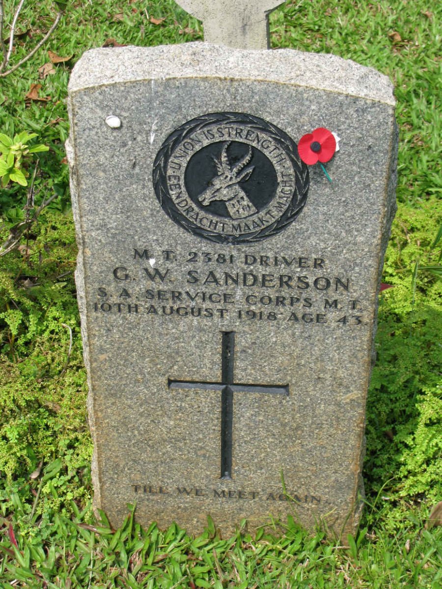 SANDERSON G.W. -1918