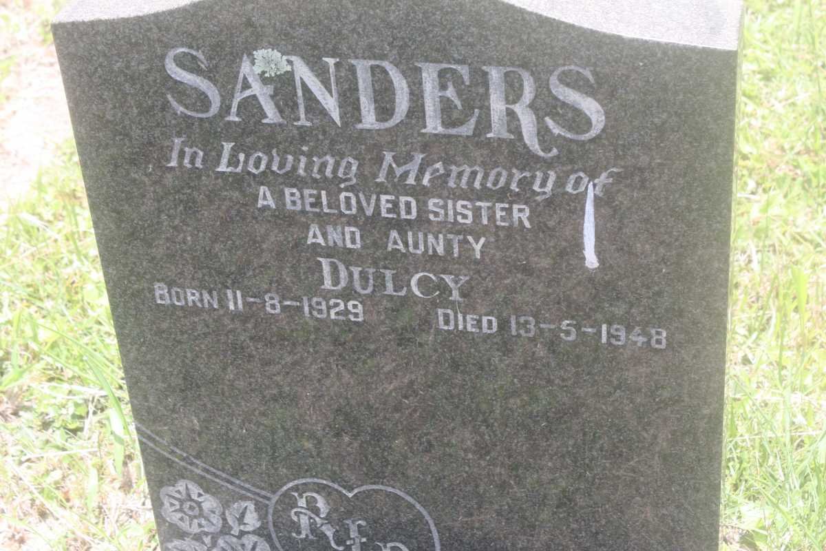 SANDERS Dulcy 1929-1948