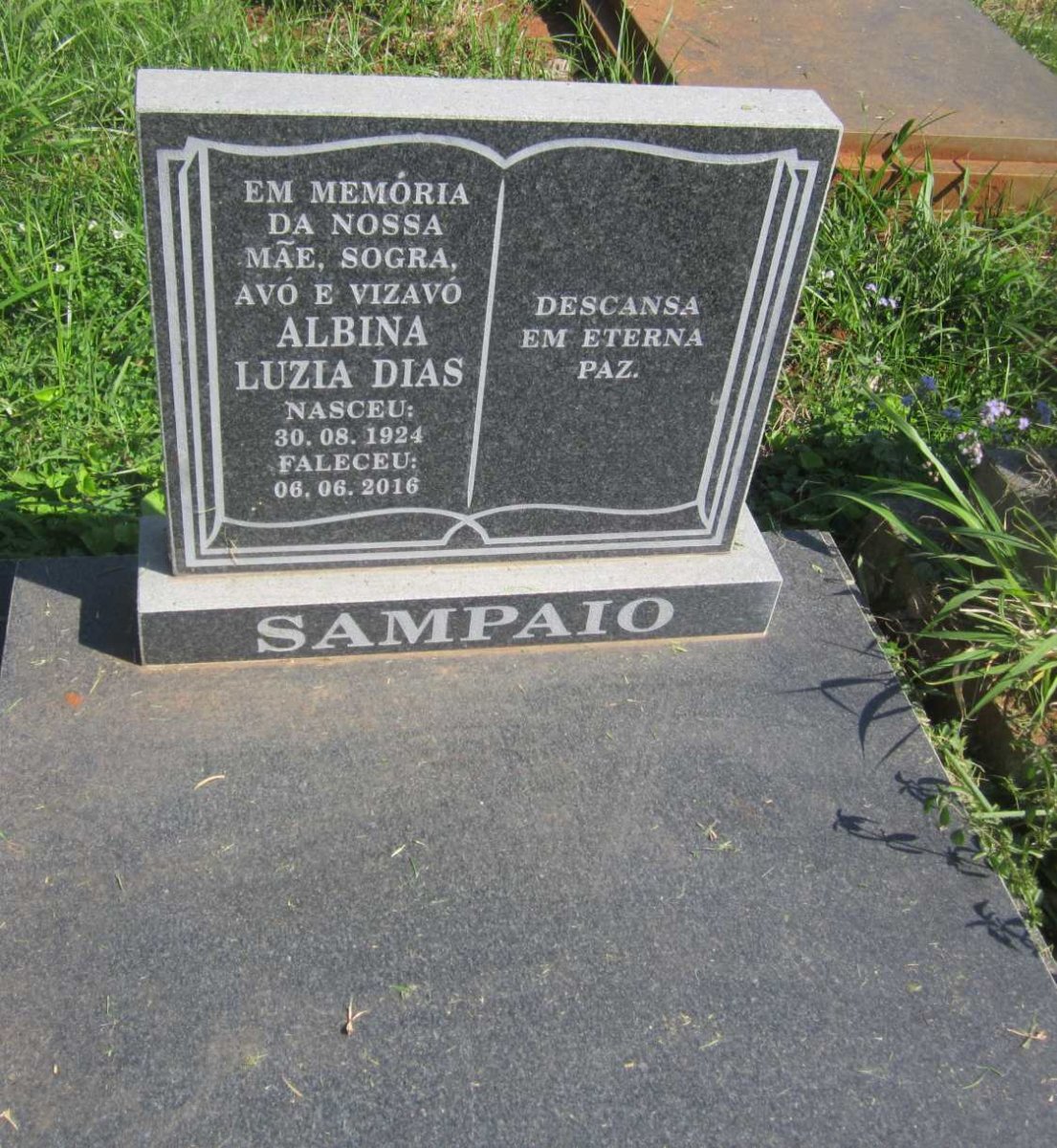 SAMPAIO Albina Luzia Dias 1924-2016