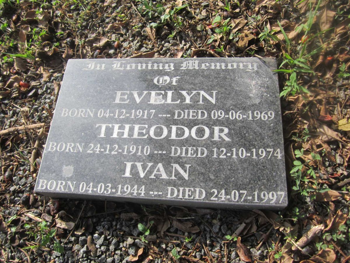 SAMUEL Theodor 1910-1974 :: SAMUEL Evelyn 1917-1969 :: SAMUEL Ivan 1944-1997