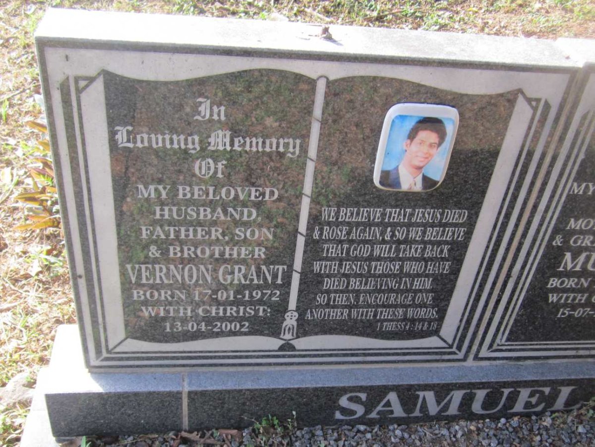 SAMUEL Vernon Grant 1972-2002
