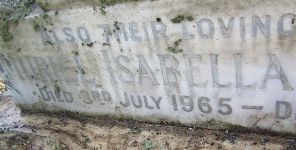 SANGSTER Muriel Isabella -1965