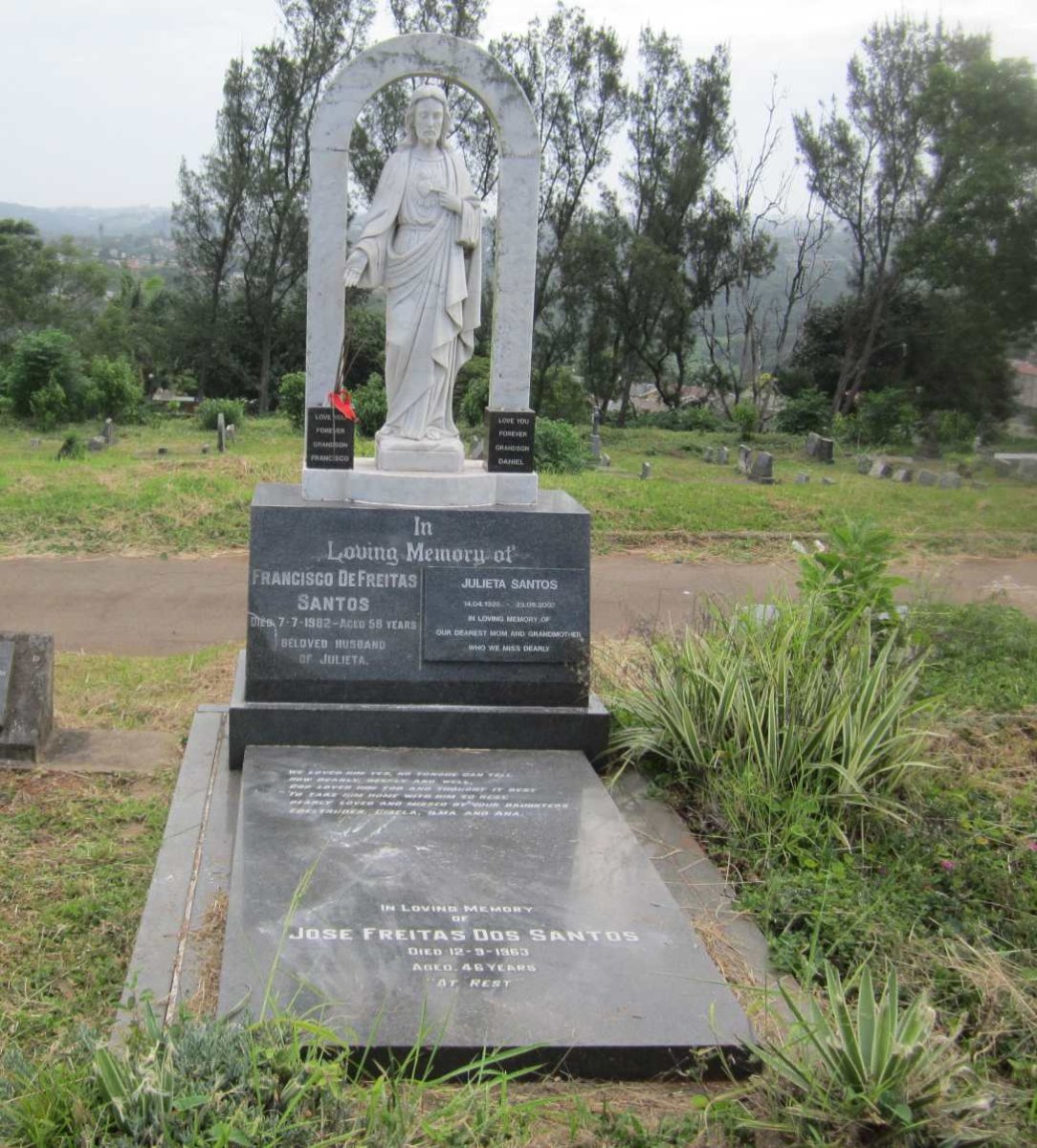SANTOS Francisco De Freitas -1982 &amp; Julieta 1926-2007 :: DOS SANTOS Jose Freitas -1963