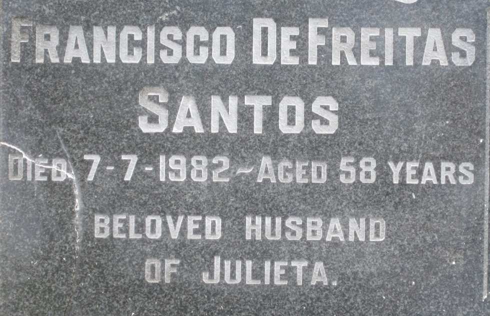 SANTOS Francisco De Freitas -1982