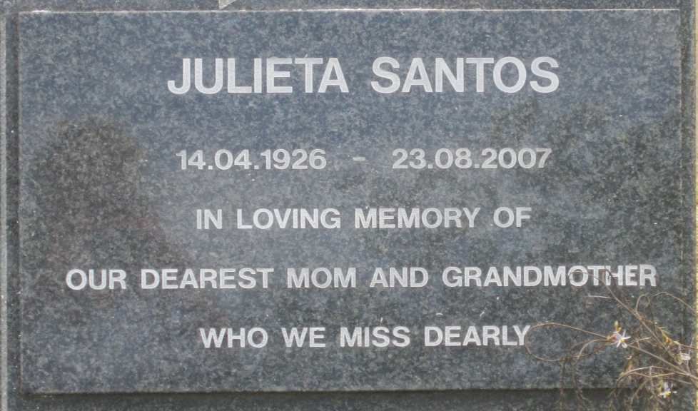 SANTOS Julieta 1926-2007