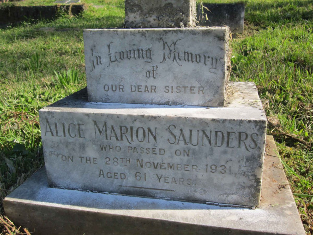 SAUNDERS Alice Marion -1931