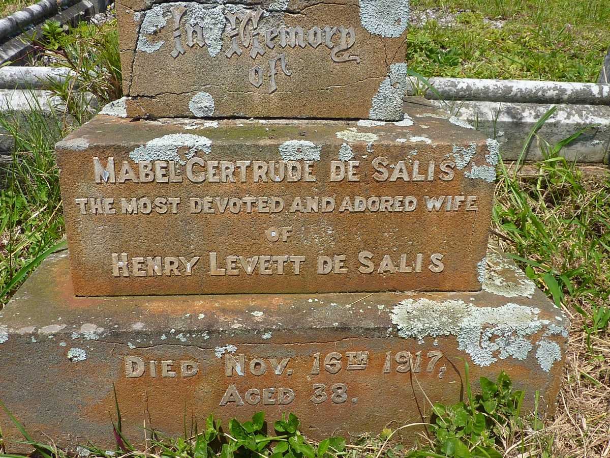 SALIS Mabel Gertrude, de -1917