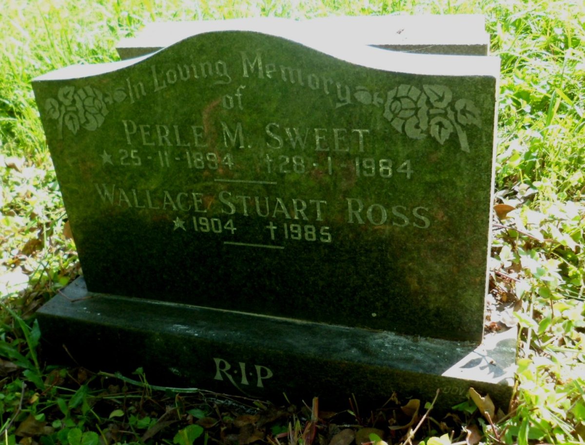 SWEET Perle M. 1894-1984 :: ROSS Wallace Stuart 1904-1985