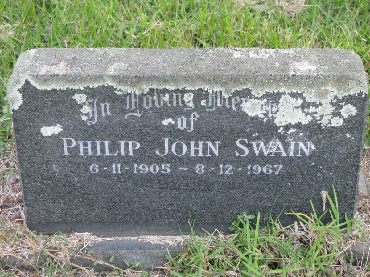 SWAIN Philip John 1905-1967