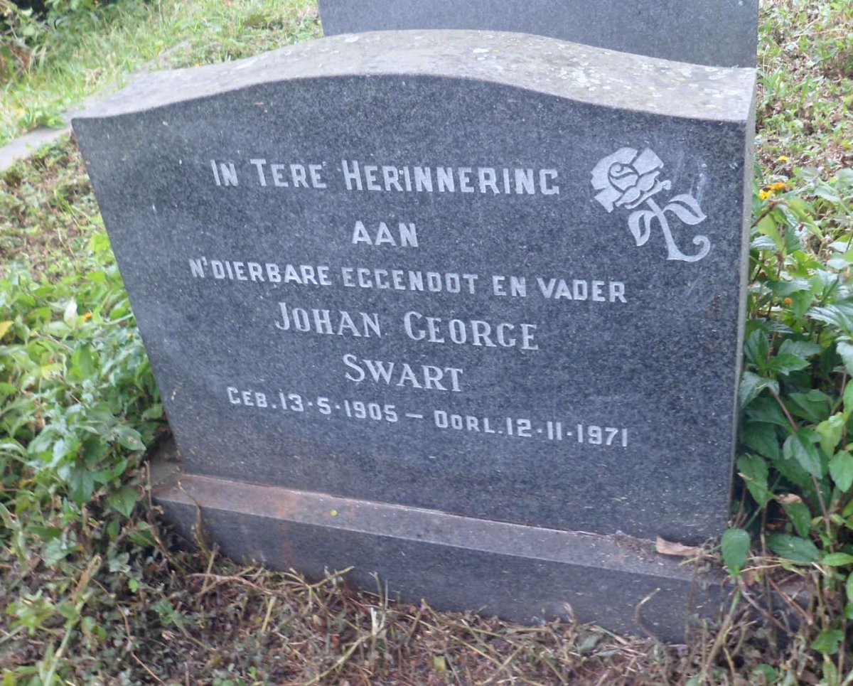 SWART Johan George 1905-1971