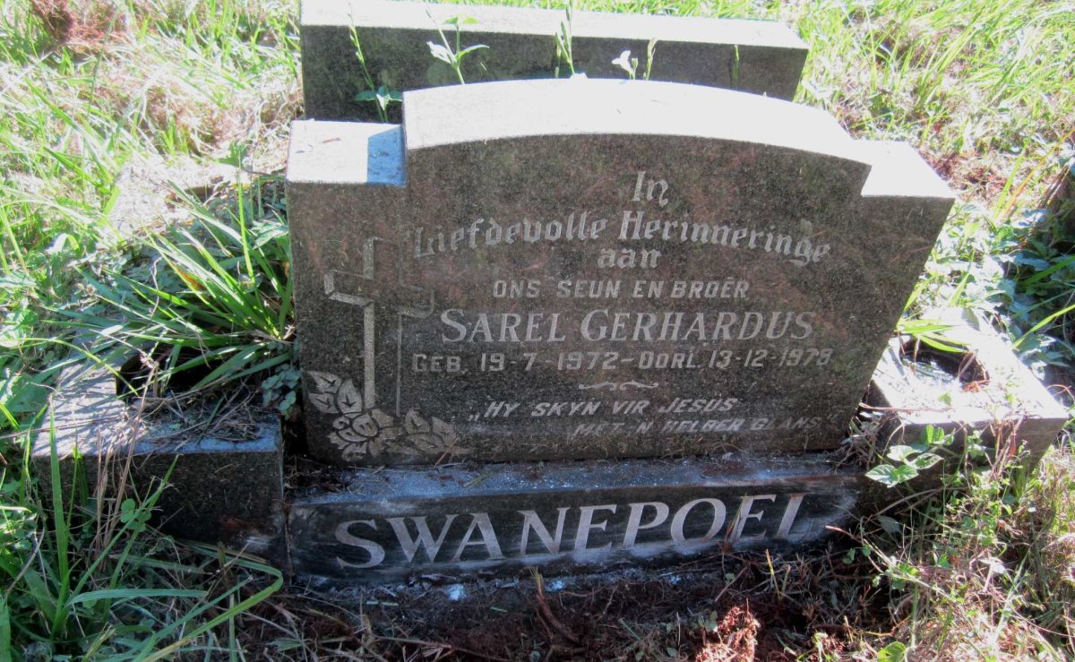 SWANEPOEL Sarel Gerhardus 1972-1979