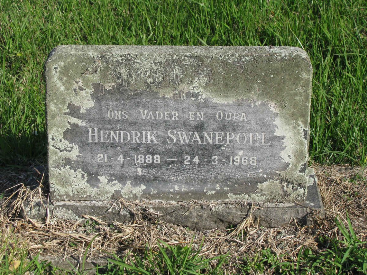 SWANEPOEL Hendrik 1888-1968
