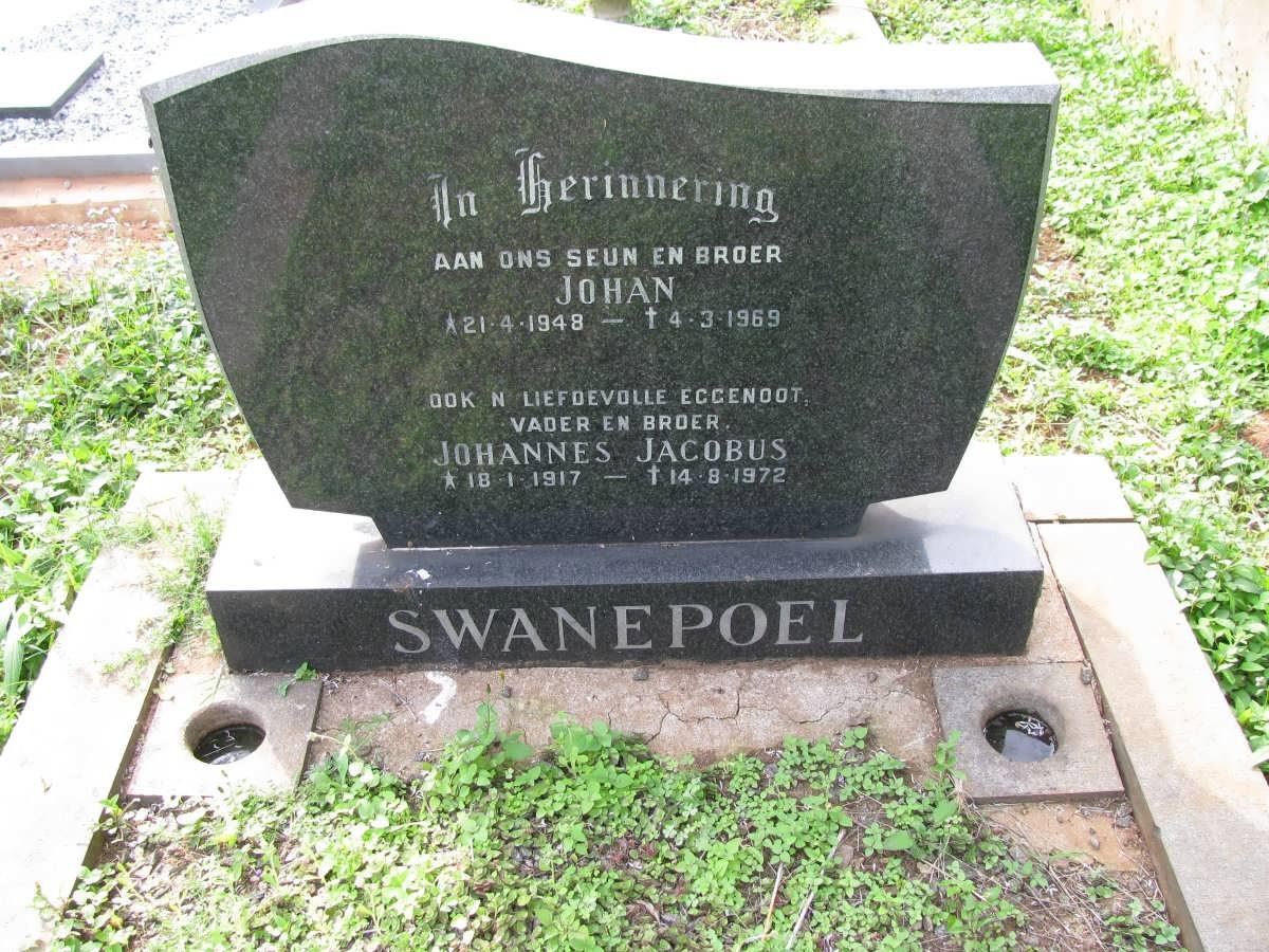 SWANEPOEL Johannes Jacobus 1917-1972 :: SWANEPOEL Johan 1948-1969