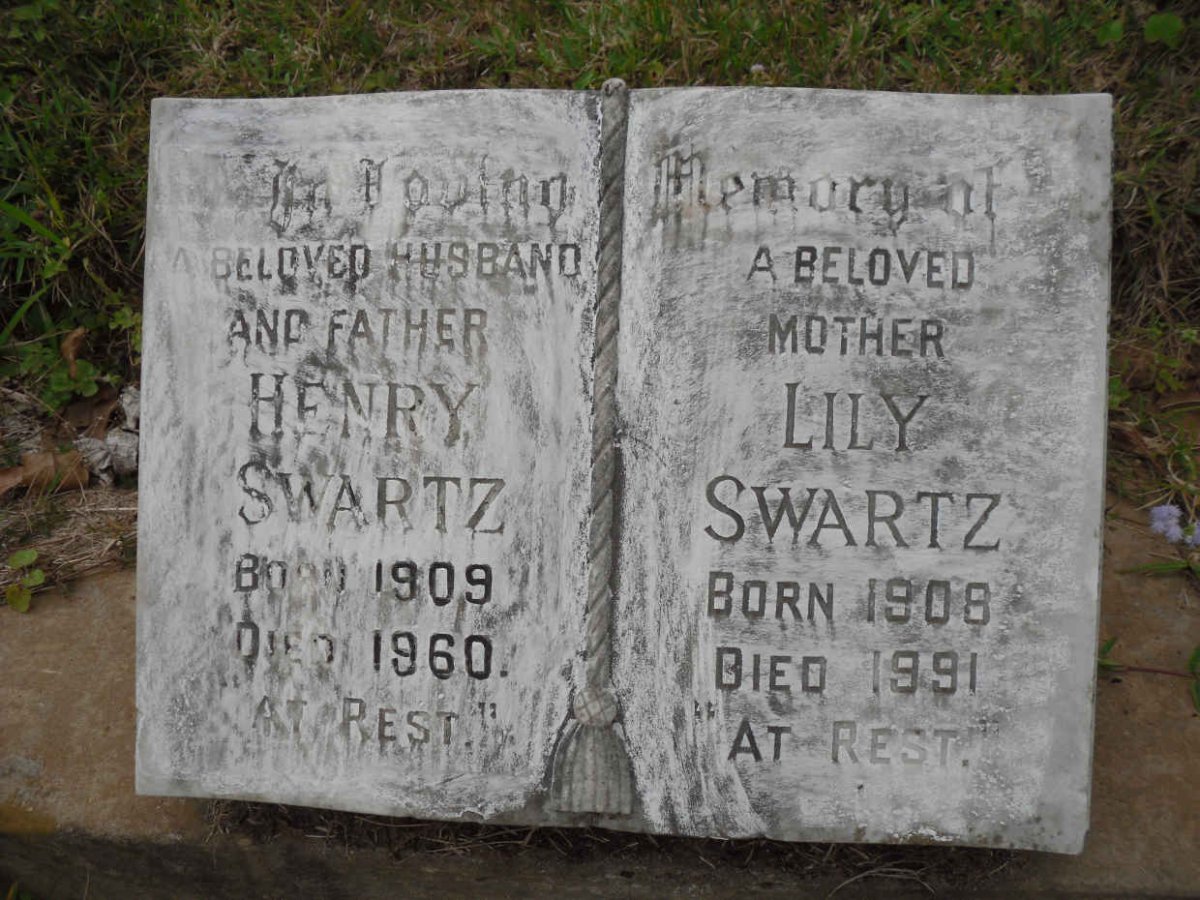 SWARTZ Henry 1909-1960 &amp; Lily 1908-1991