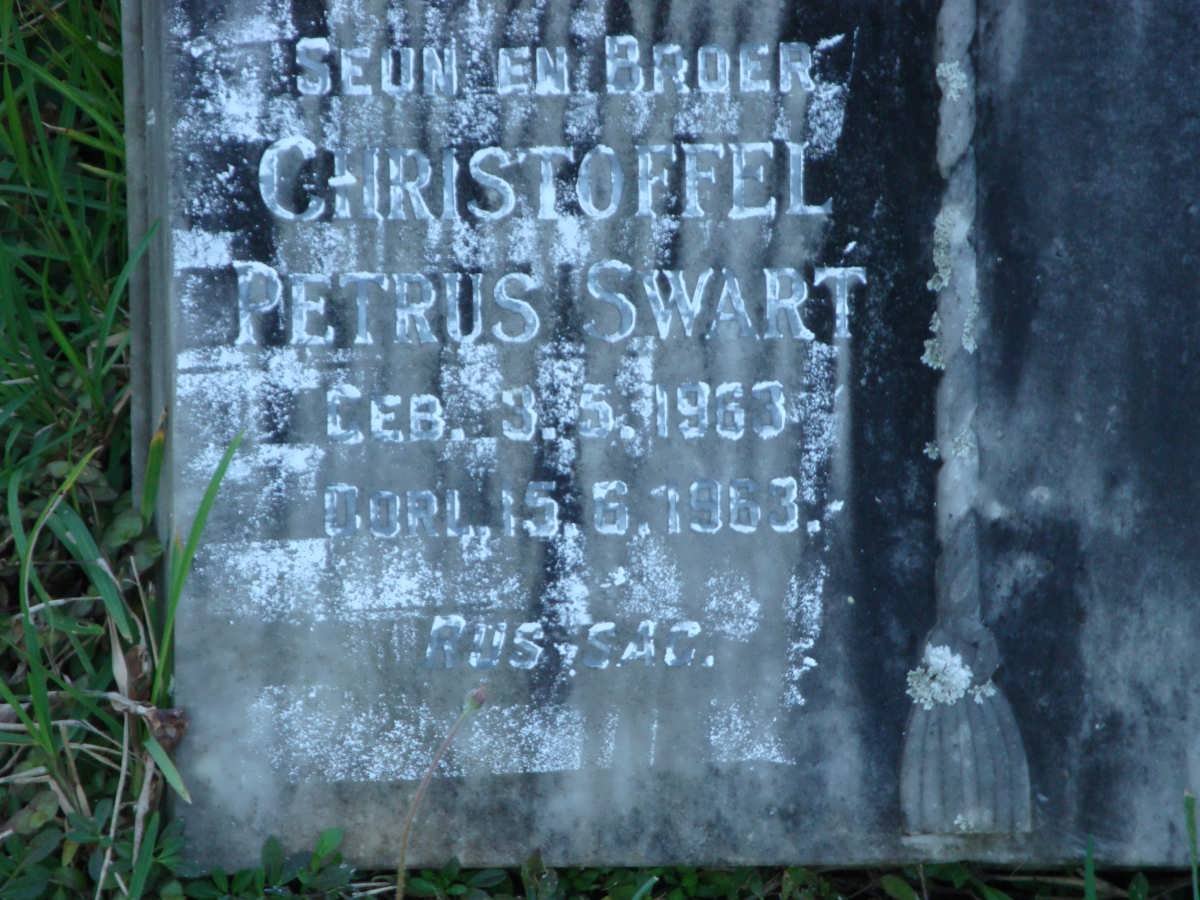 SWART Christoffel Petrus 1963-1963