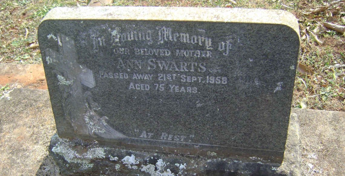 SWARTS Ann -1958