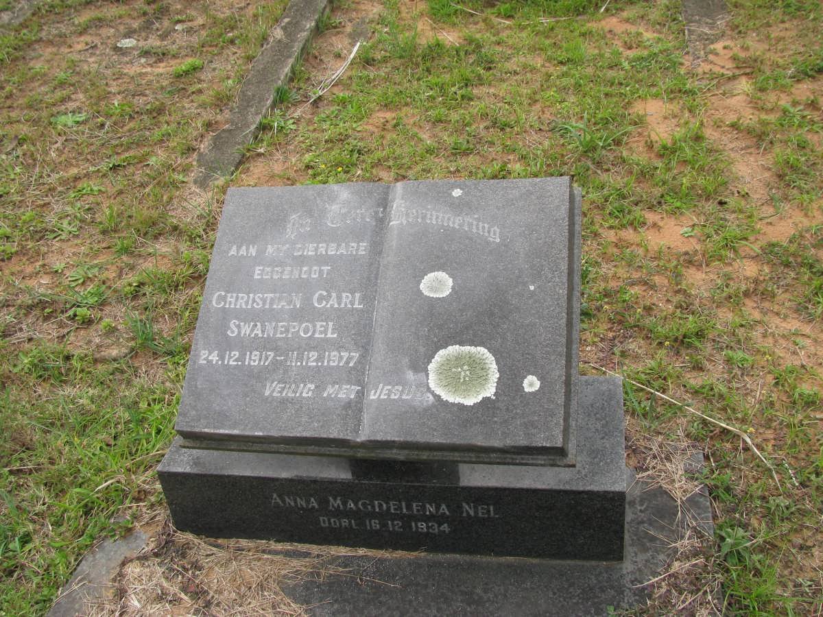 SWANEPOEL Christian Carl 1917-1977 :: NEL Anna Magdelena -1934