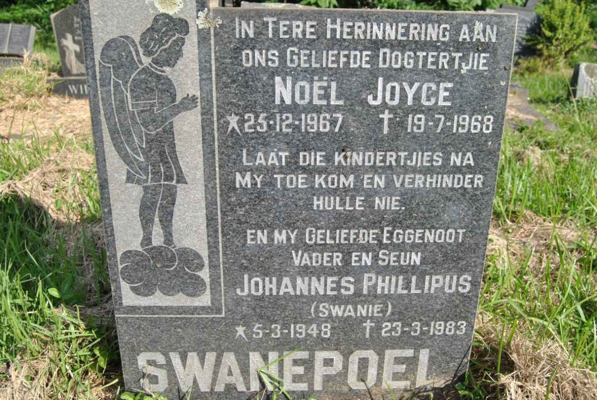 SWANEPOEL Noël Joyce 1967-1968 :: SWANEPOEL Johannes Phillipus 1948-1983