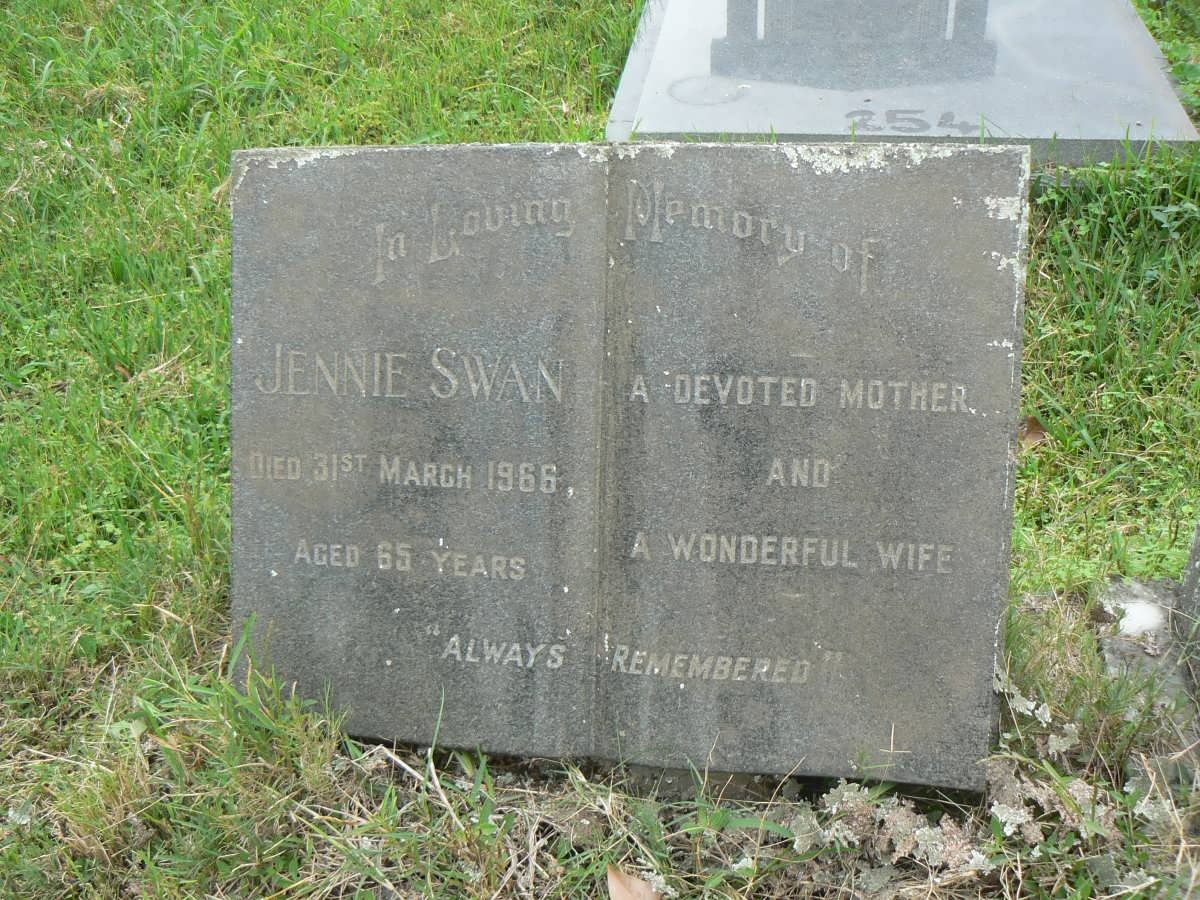 SWAN Jennie -1966
