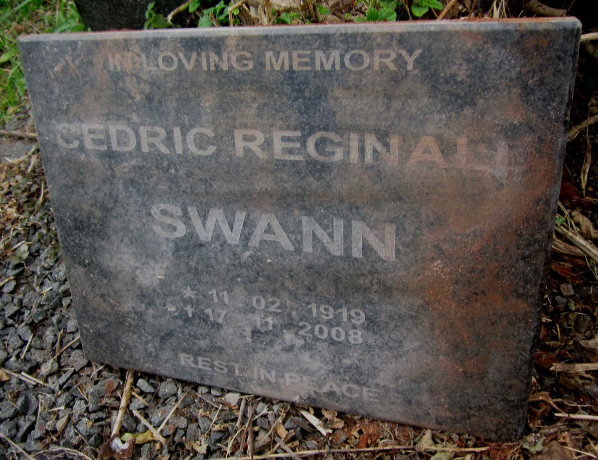 SWANN Cedric Reginald 1919-2008