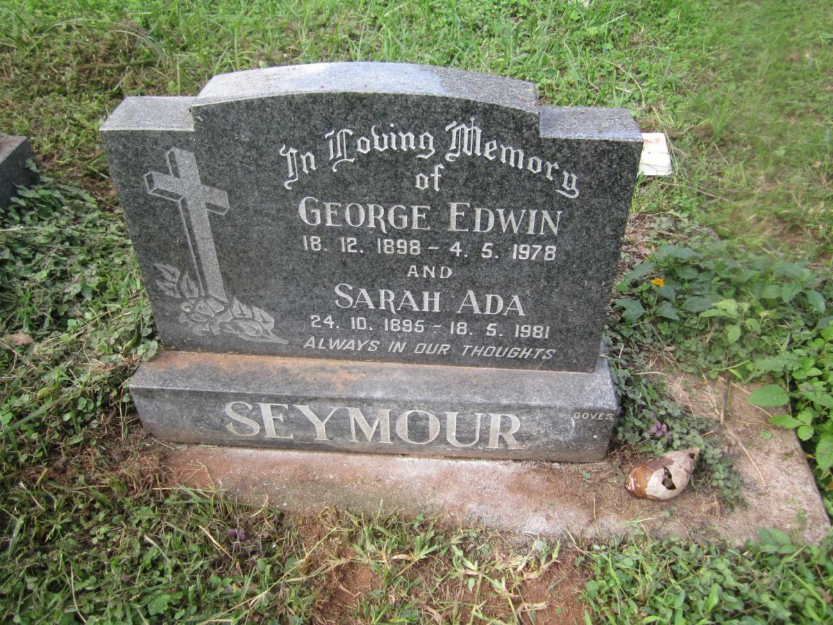 SEYMOUR George Edwin 1898-1978 &amp; Sarah Ada 1895-1981
