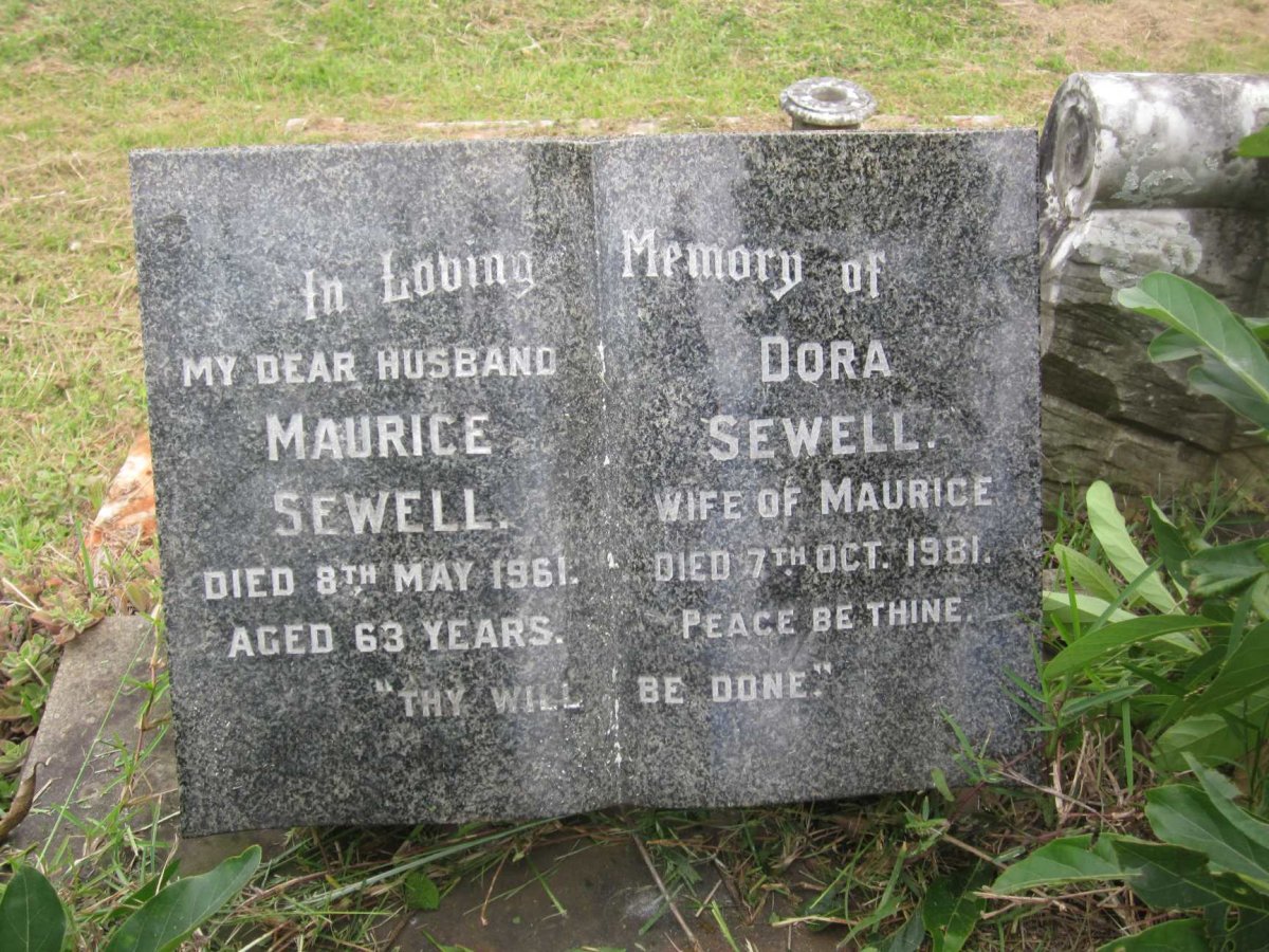 SEWELL Maurice -1961 &amp; Dora -1981