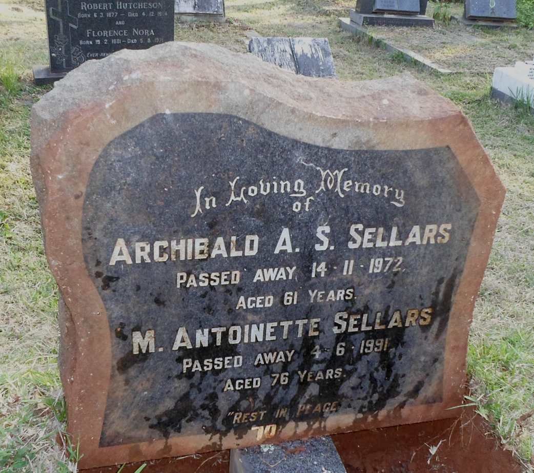 SELLARS Archibald A.S. -1972 &amp; M. Antoinette -1991