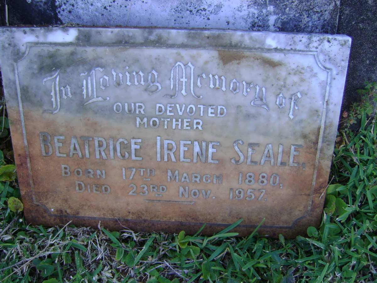 SEALE Beatrice Irene 1880-1957